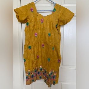 Yellow Mustard Salwar Kameez